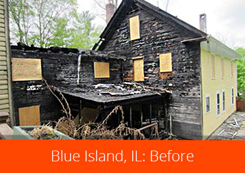 Fire Restoration Damage Repair Before Blue Island