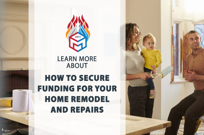 How to secure funding for your home remodel and repairs