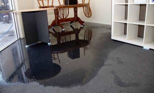 Carpet water damage
