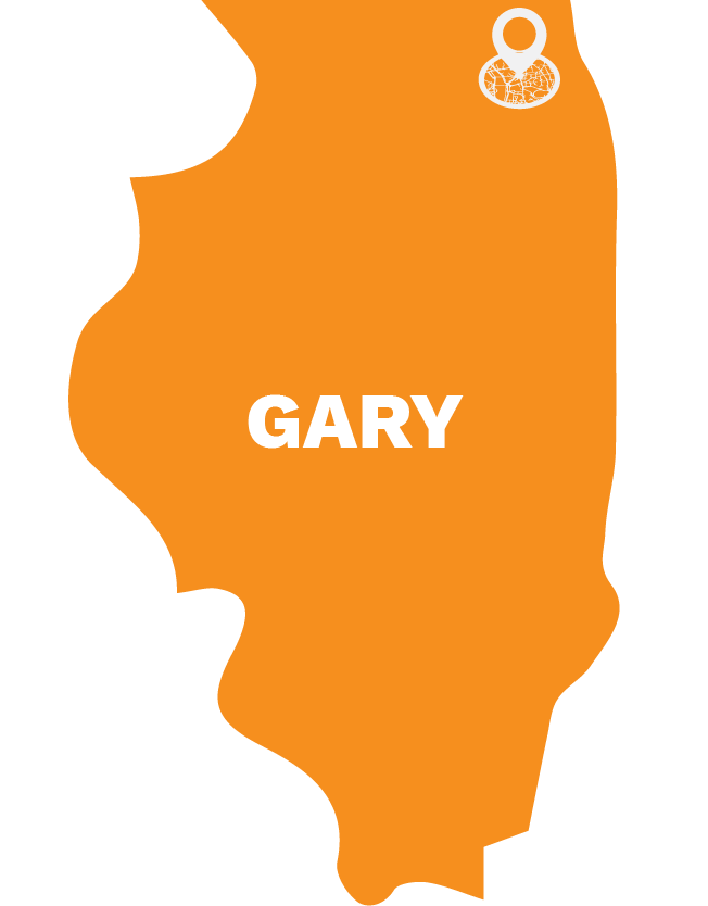 Gary fire restoration Map Gary fire restoration Map
