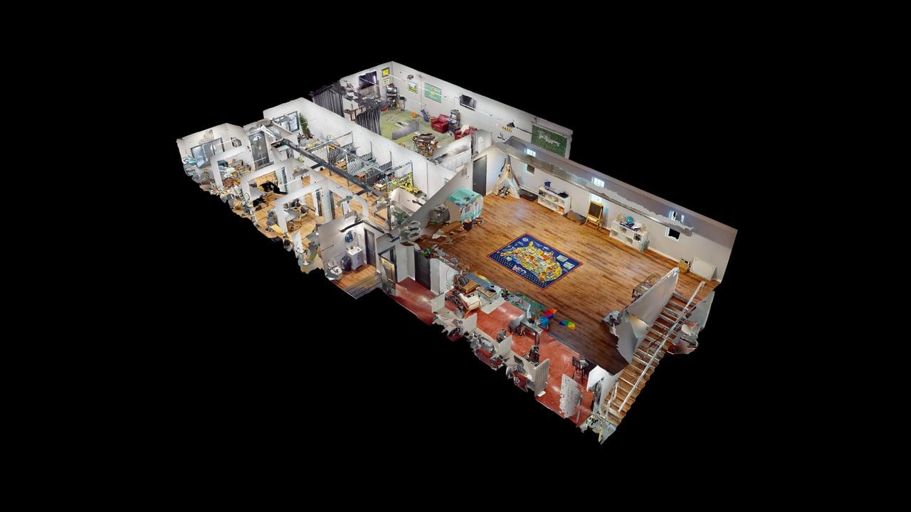 Adam Commercial Remodel Dollhouse View