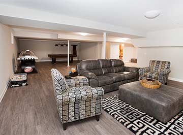 Roofing Near Me - Stair Case Interior - After Image